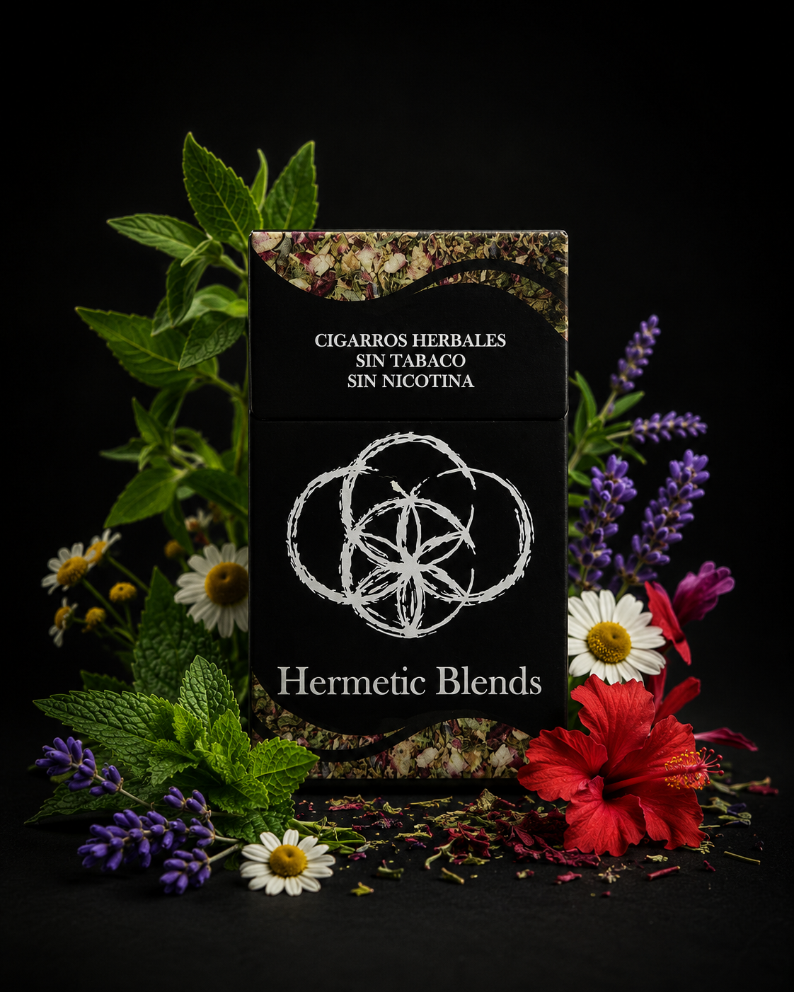 Cigarros Herbales Hermetic Blends Cajetilla 12 unidades